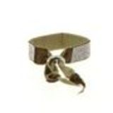 Bracelet ruban velour 8 rangées strass Marron - 6460-36690