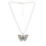 RUBY Butterfly fashion Necklace Multicolor - 10193-37044