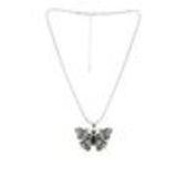 RUBY Butterfly fashion Necklace Black - 10193-37045