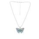 RUBY Butterfly fashion Necklace Blue - 10193-37047