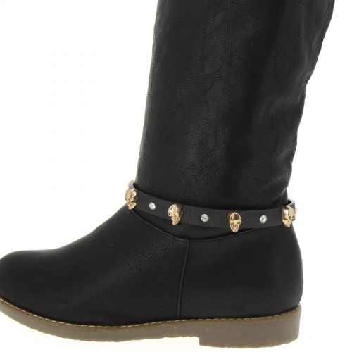 1 x Jewel boots ,5724 Black-Gold