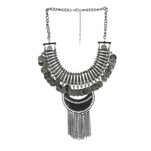 JEANINNE fancy necklace Black - 10309-38151