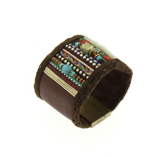 HEMADRI Cuff bracelet Brown - 10314-38207