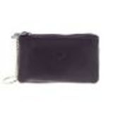 Leather double zip wallet