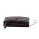 Leather double zip wallet Purple - 10340-38458