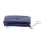 Leather double zip wallet Blue cyan - 10340-38460