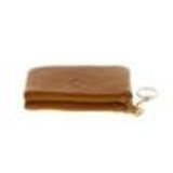 Leather double zip wallet Brown - 10340-38466