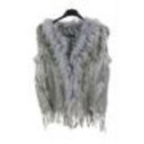 IOLENTE fur waistcoat Heather grey - 10346-38558