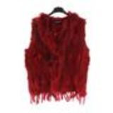 IOLENTE fur waistcoat Red - 10346-38559