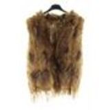 IOLENTE fur waistcoat Brown - 10346-38564