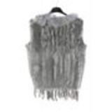 IOLENTE fur waistcoat Heather grey - 10346-38570
