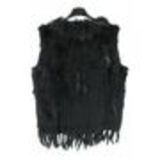 IOLENTE fur waistcoat Black - 10346-38571