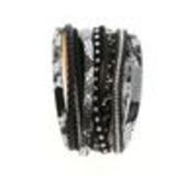 Natalie cuff bracelet Black - 10520-39811