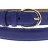 Double cowhide leather belt CRUZITA Blue cyan - 10539-40046