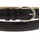 Double cowhide leather belt CRUZITA Black - 10539-40048