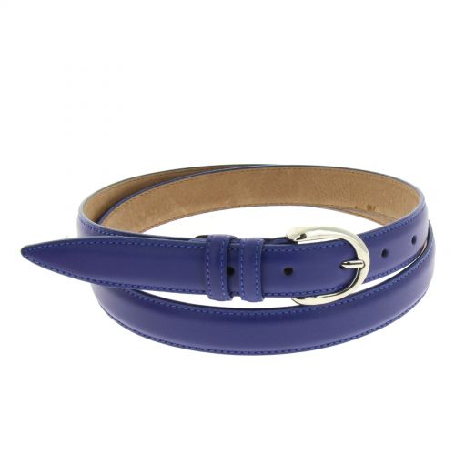 Double cowhide leather belt CRUZITA Blue cyan - 10539-40052