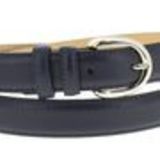Double cowhide leather belt CRUZITA Navy blue - 10539-40054