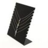 Présentoir pour bracelets vertical similicuir Noir Noir - 10554-40137