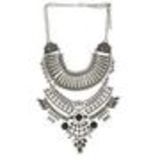 SYLVAINE fashion necklace Grey - 10565-40225