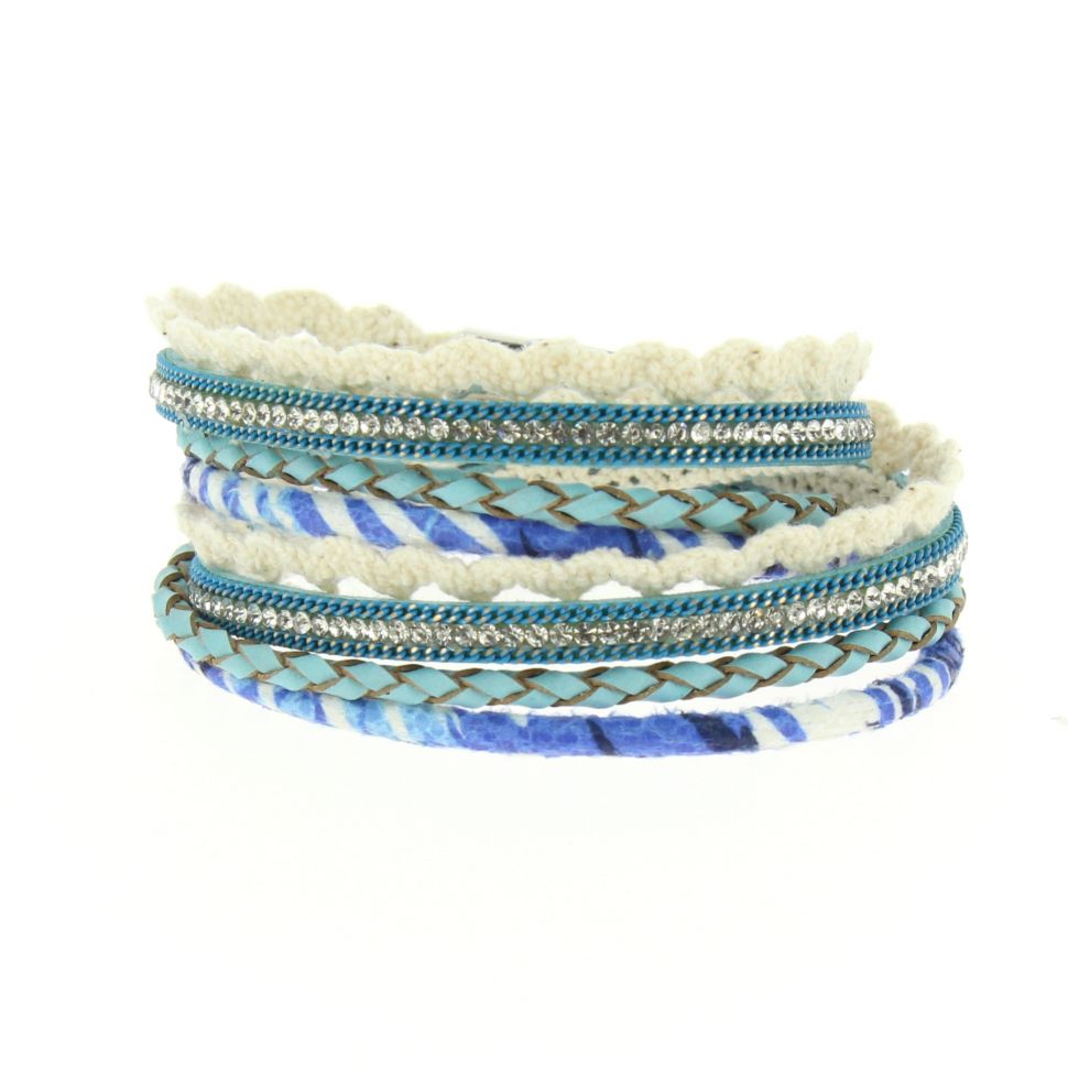 VIVIANNE Wrap bracelet Blue - 10667-40786
