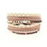 VIVIANNE Wrap bracelet Pink - 10667-40788