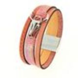 Mina-Amina leatherette bracelet Corail - 10669-40806