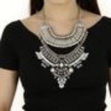 SYLVAINE fashion necklace Silver - 10565-40833