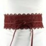 FLORITA Lace large waist obi belt