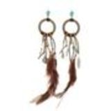 Gwenola feathers earrings