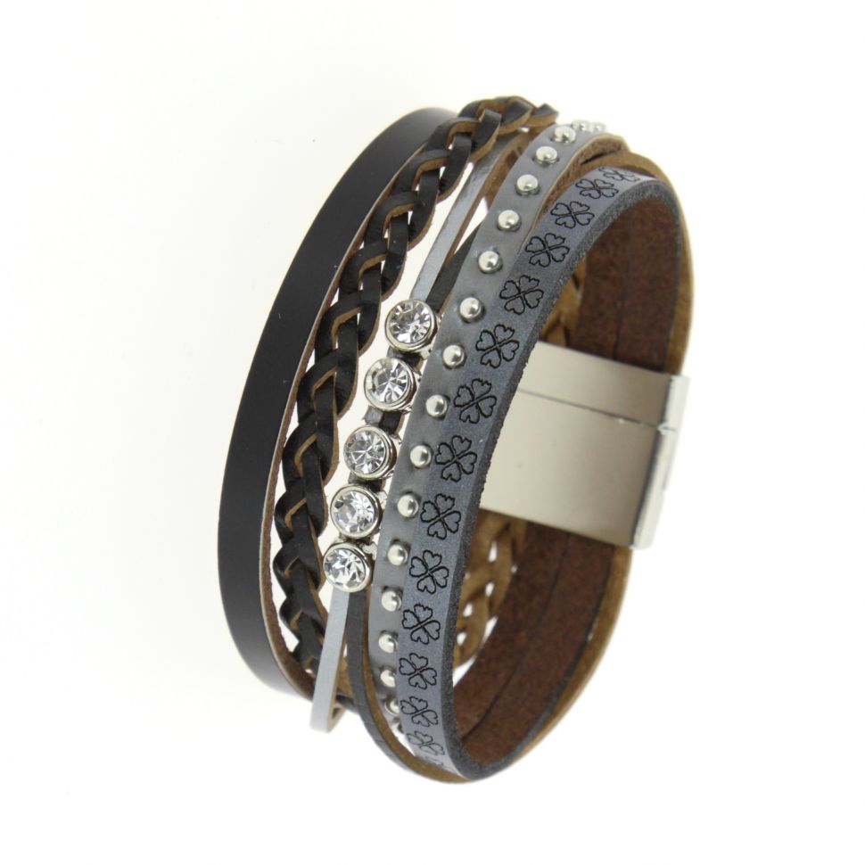 LEYNNA leather cuff bracelet