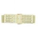 Golden Studded Wide Waist Elasticated Woman Belt, ROSE