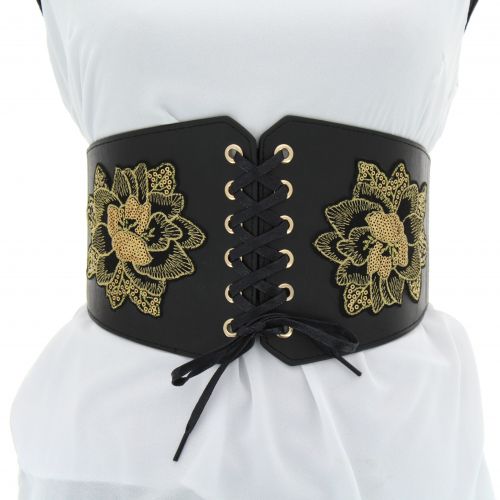 Ceinture corset similicuir kelia