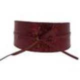 DANICA large leatherette belt