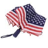 12x Regenschirm robust Windjacke amerikanische Flagge LALY