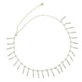 Ceinture chaîne pendantes à strass pour femme, taille réglable SALLY
