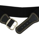 Woman Elastic Large studded waist belt VAITEA