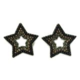 Star Beaded Dangle earrings for woman, VERONICA