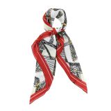 Schal für Frauen 70 x 70 cm Polyester, Hohe Qualität, Seidensensation, CHIARA
