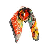 Scarf for Women 70 x 70 cm Polyester,High Quality, Silk Feeling, NAIRA