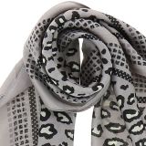 Scarf for Women 70 x 70 cm Polyester,High Quality, Silk Feeling, SILVA