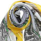 Schal für Frauen 70 x 70 cm Polyester, Hohe Qualität, Seidensensation, CHIARA
