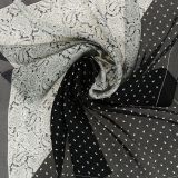 Bufanda para mujer 70 x 70 cm poliéster, alta calidad, sensación de seda, SEVANA