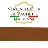 Cintura da donna in pelle italiana, ANETTE, Prodotto in Francia