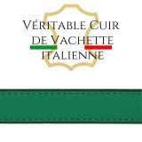 Cintura 2 cm vera pelle italiana per le donne, LINDA