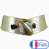 Ceinture femme élastique Cuir de Vachette, DARLENE