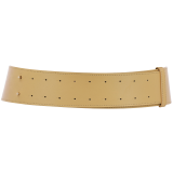 Ceinture en Cuir véritable large femme boucle ronde croisé SOLAINE