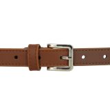 Cintura 2 cm vera pelle italiana per le donne, LINDA