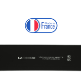 Ceinture femme en Cuir Véritable LWG, largeur 5 cm, fabriqué en France, Maura