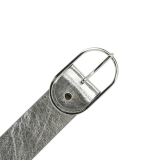 Ceinture femme en Cuir Véritable LWG, largeur 5 cm, fabriqué en France, Maura