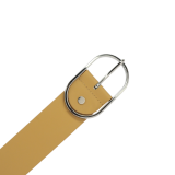 Ceinture femme en Cuir Véritable LWG, largeur 5 cm, fabriqué en France, Maura